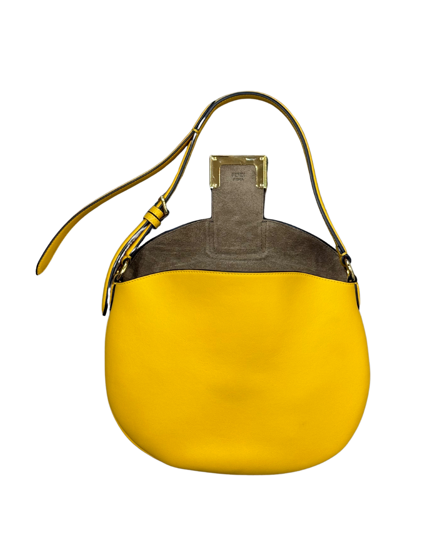 MEZZALUNA FENDI COLOR OCRA