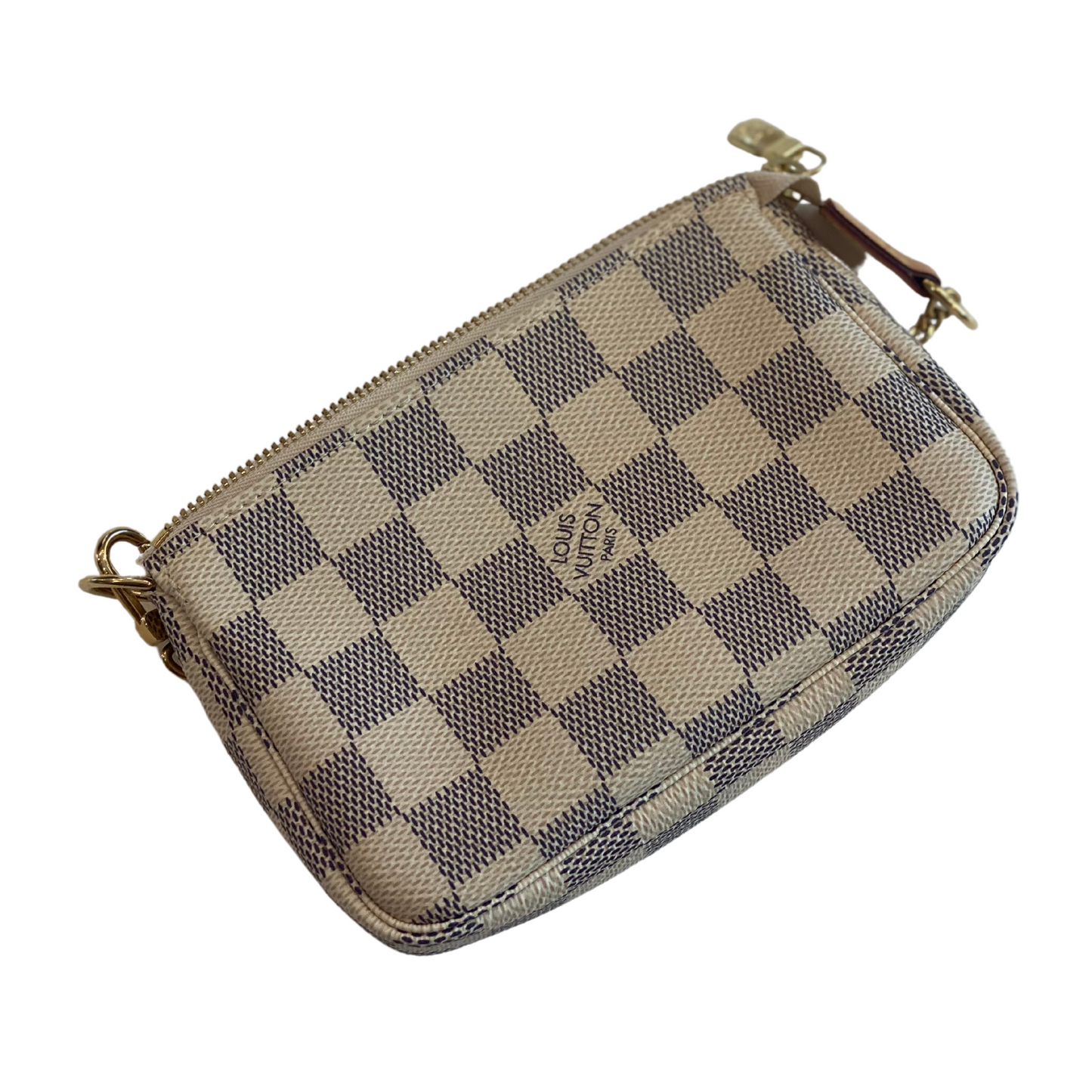 MINI POCHETTE ACCESSORISE DAMIER AZUR