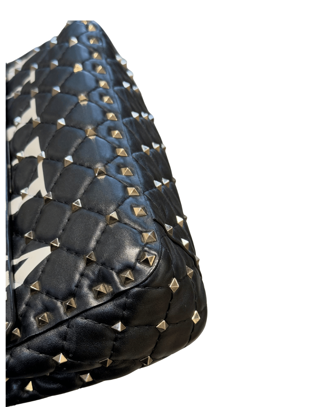 VALENTINO SPIKE MEDIA BIANCA E NERA