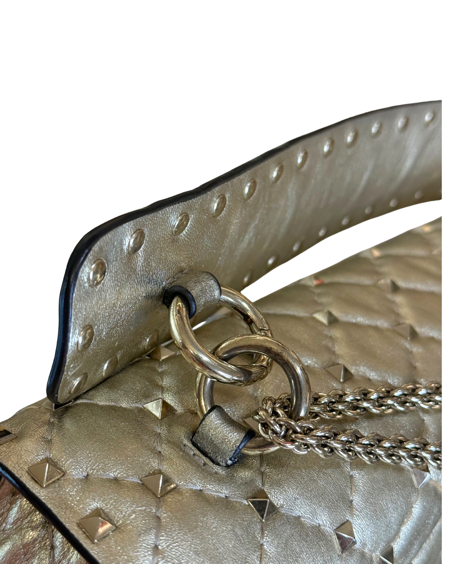 VALENTINO SPIKE LARGE DORATA