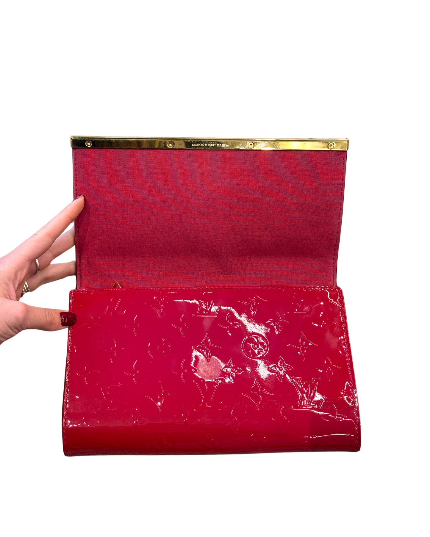 POCHETTE VERNIS ROSSA LOUIS VUITTON
