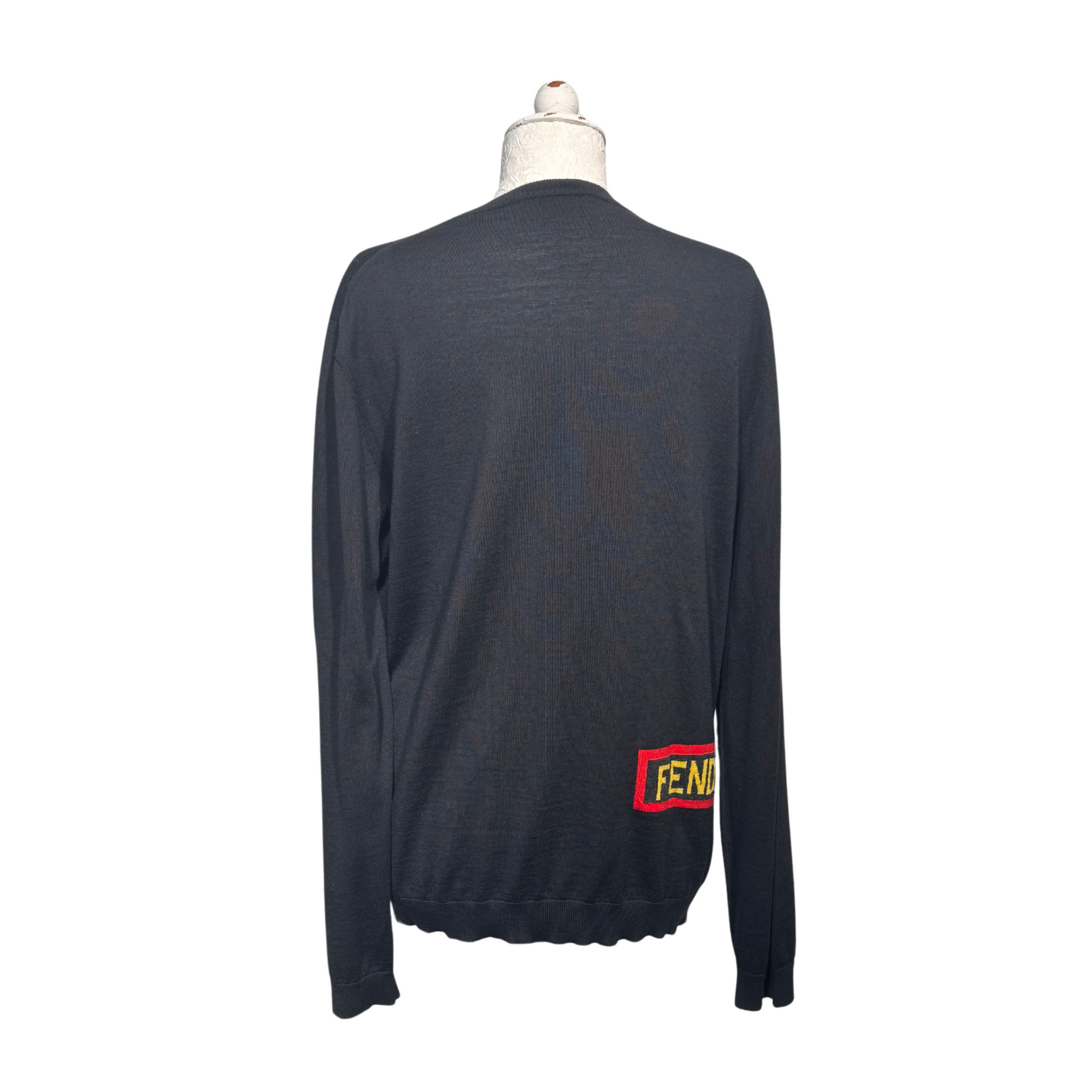 MAGLIONE UOMO FENDI NERO