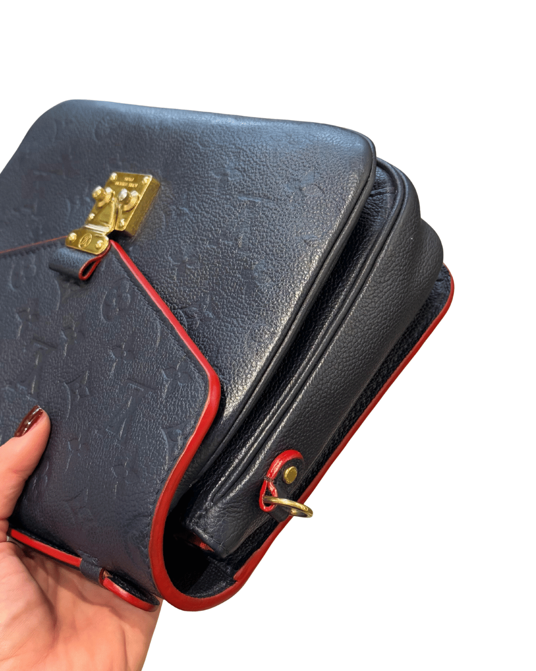 METIS EMPREINTE BLU RIFINITURE ROSSE