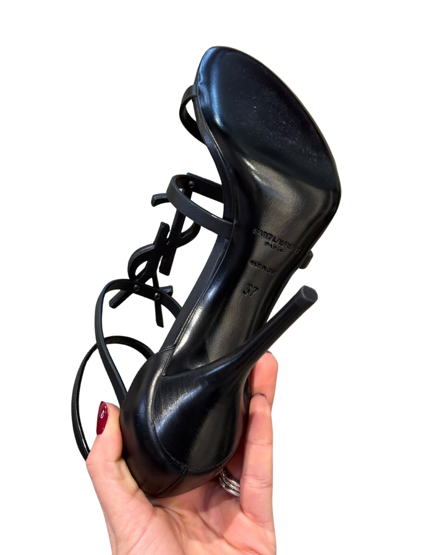 SANDALI CASSANDRA YSL NERI