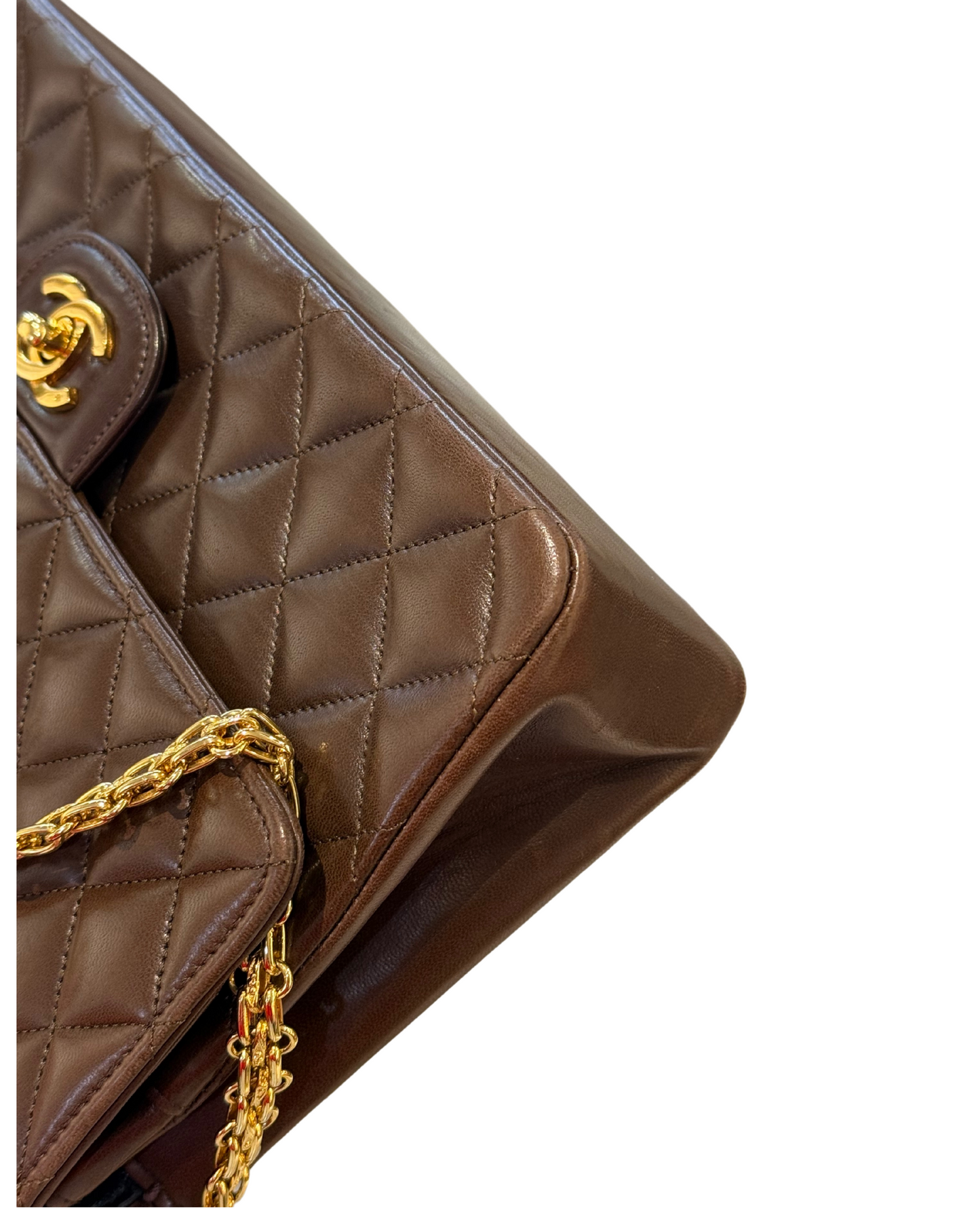CHANEL DOUBLE FLAP COLOR CIOCCOLATO