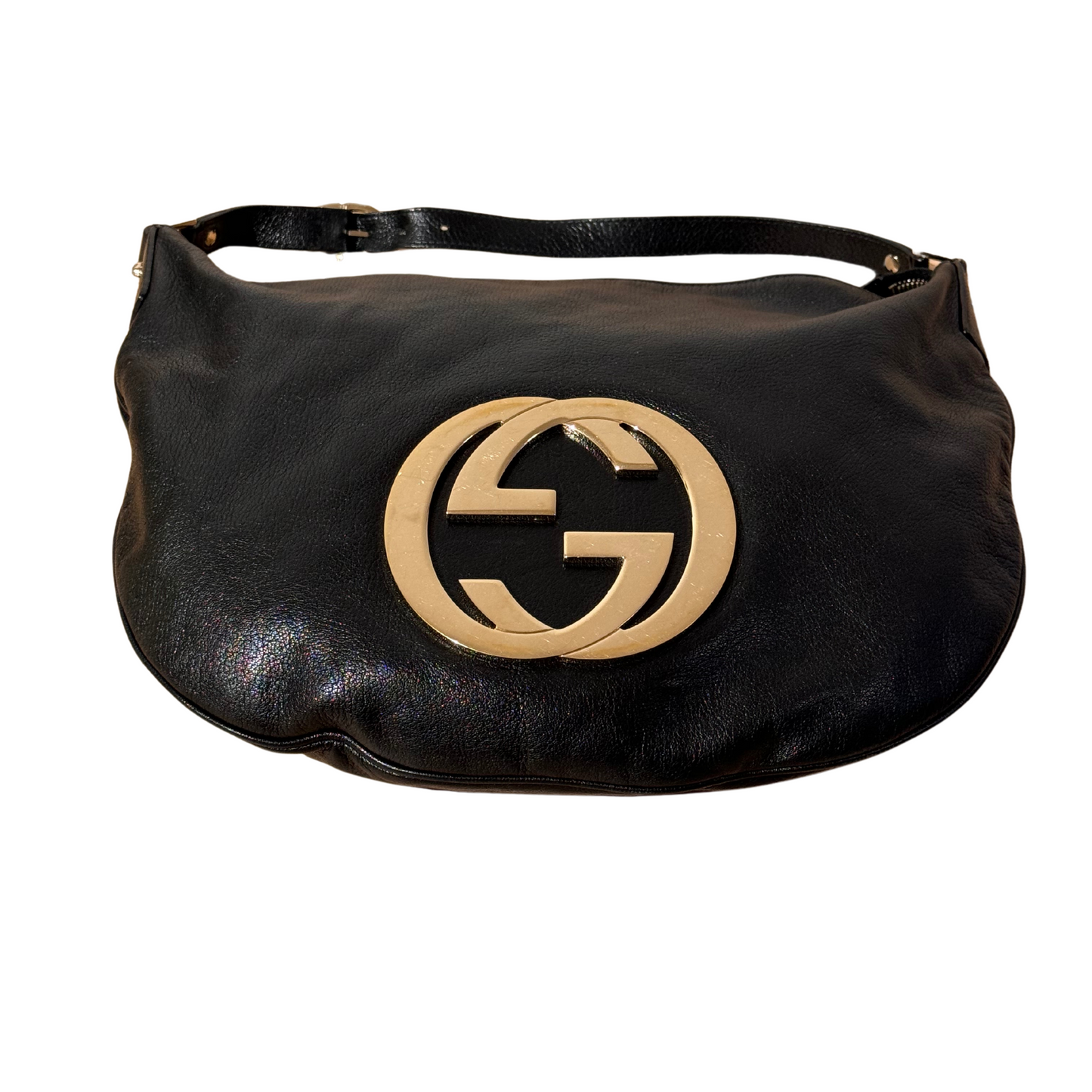 MEZZALUNA GUCCI IN PELLE