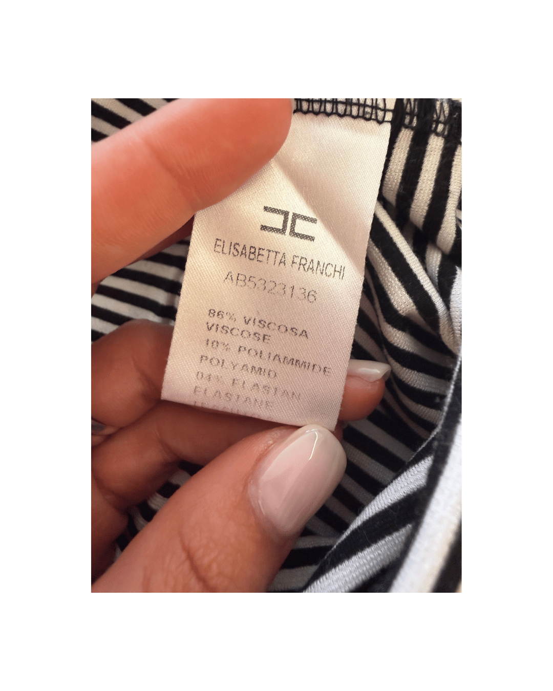 ABITO BUSTIER A SPINA DI PESCE ELISABETTA FRANCHI Tg 44