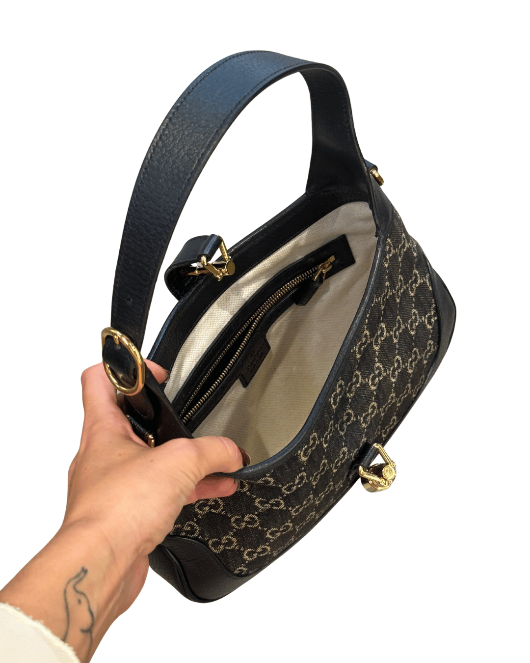 JACKIE GUCCI DENIM NERA