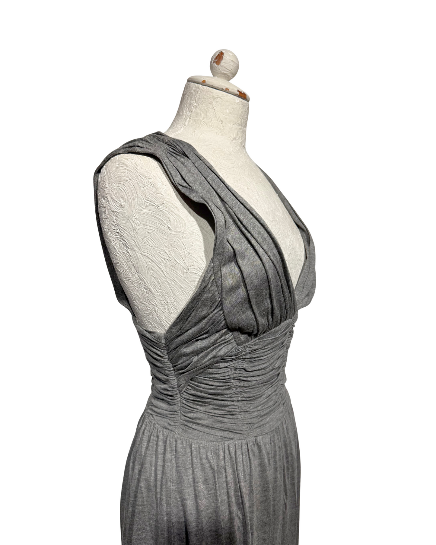 ABITO BURBERRY VISCOSA GRIGIO