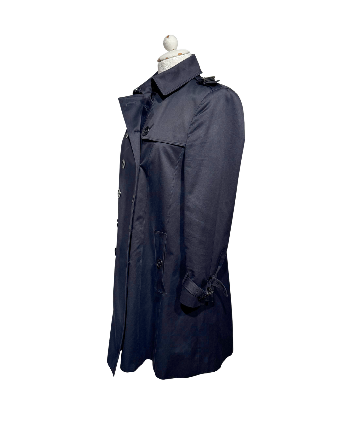 TRENCH BLU SCURO BURBERRY