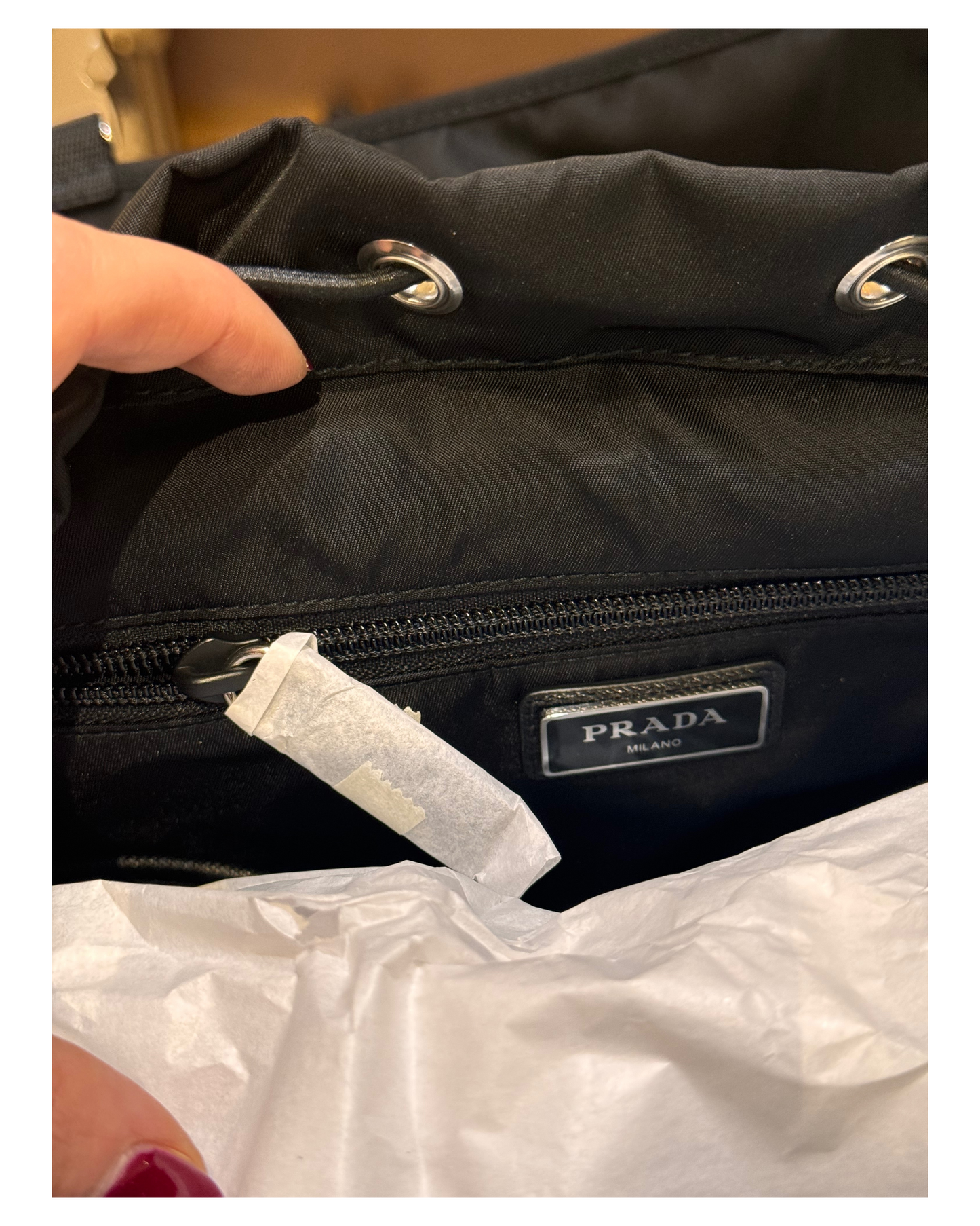 ZAINO PRADA TESSUTO TECNICO