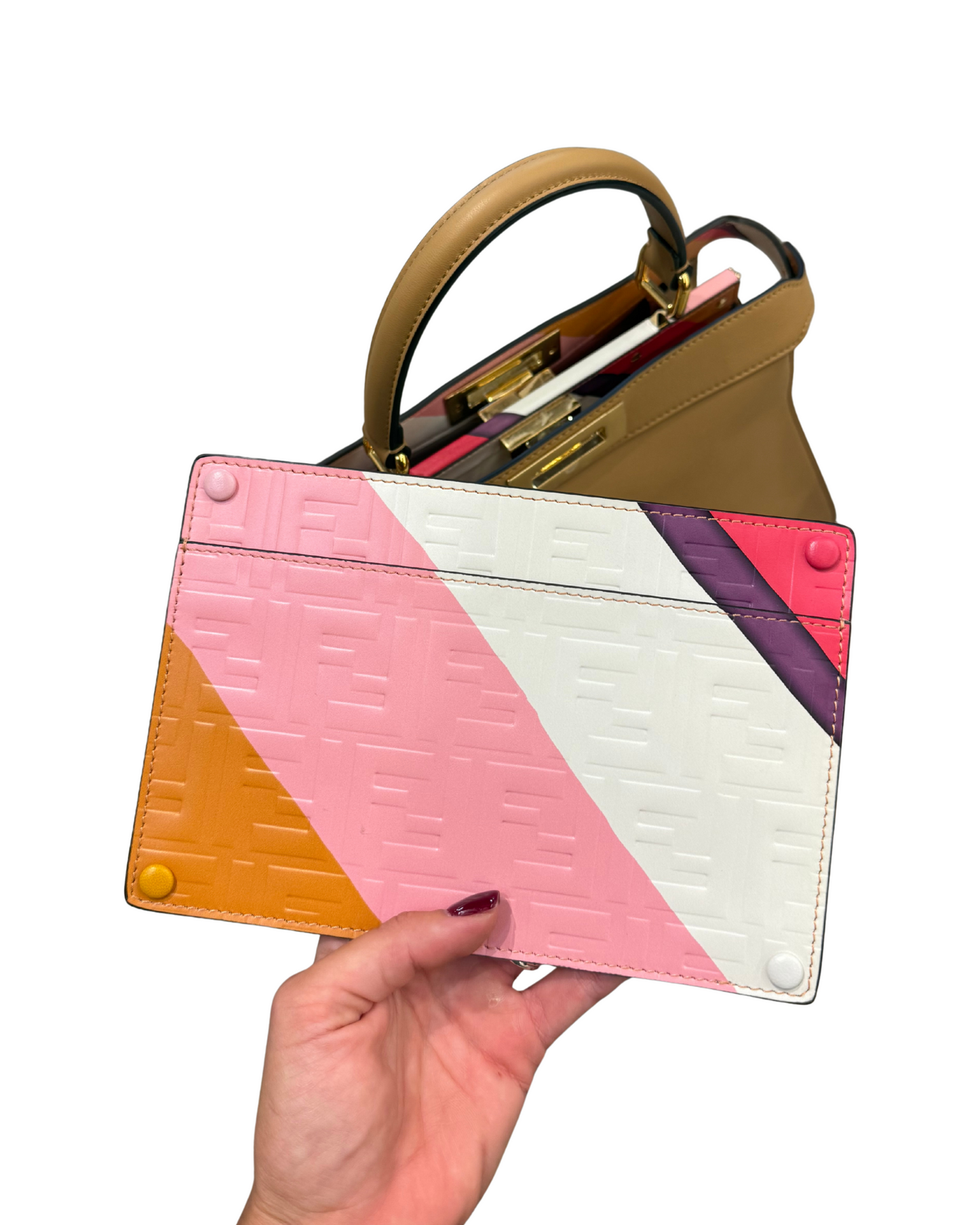 FENDI PEEKABOO MEDIA BEIGE