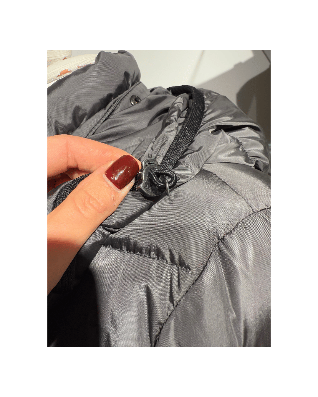 MONCLER LUNGO GRIGIO DONNA
