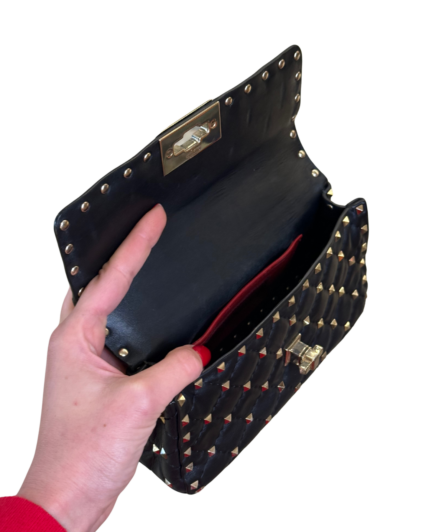 SPIKE SMALL NERA VALENTINO
