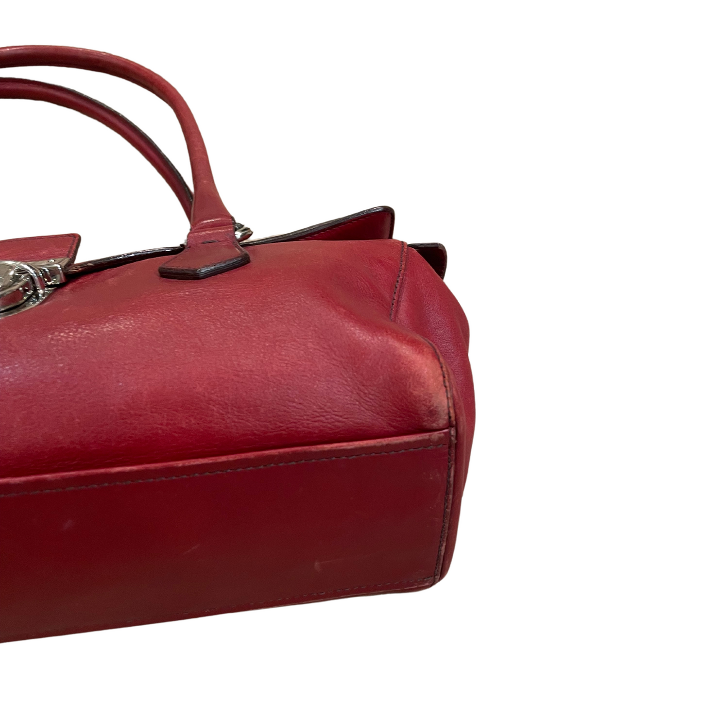 BAGUETTE PRADA VINTAGE ROSSA