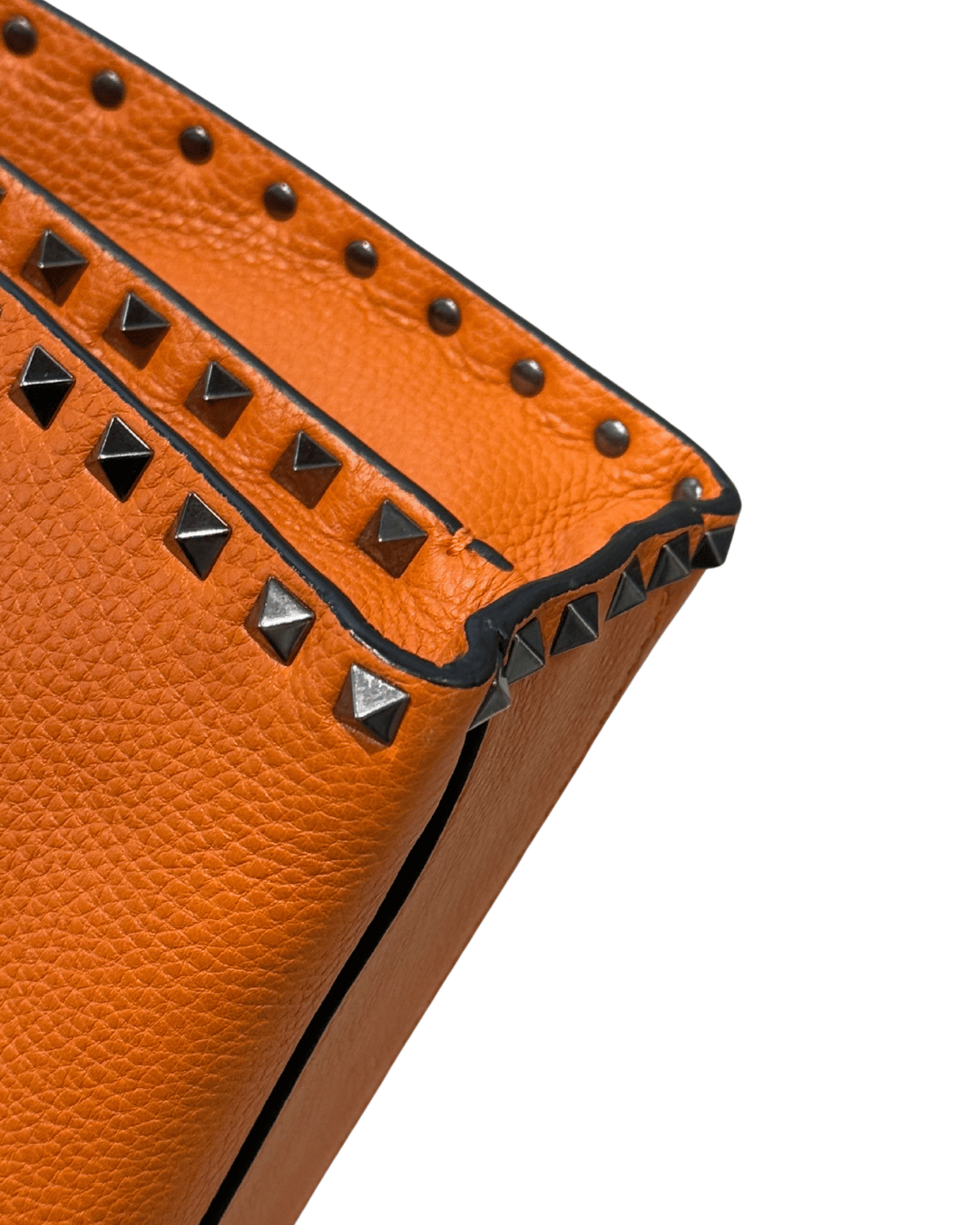 VALENTINO ROCKSTUD IN PELLE ARANCIONE