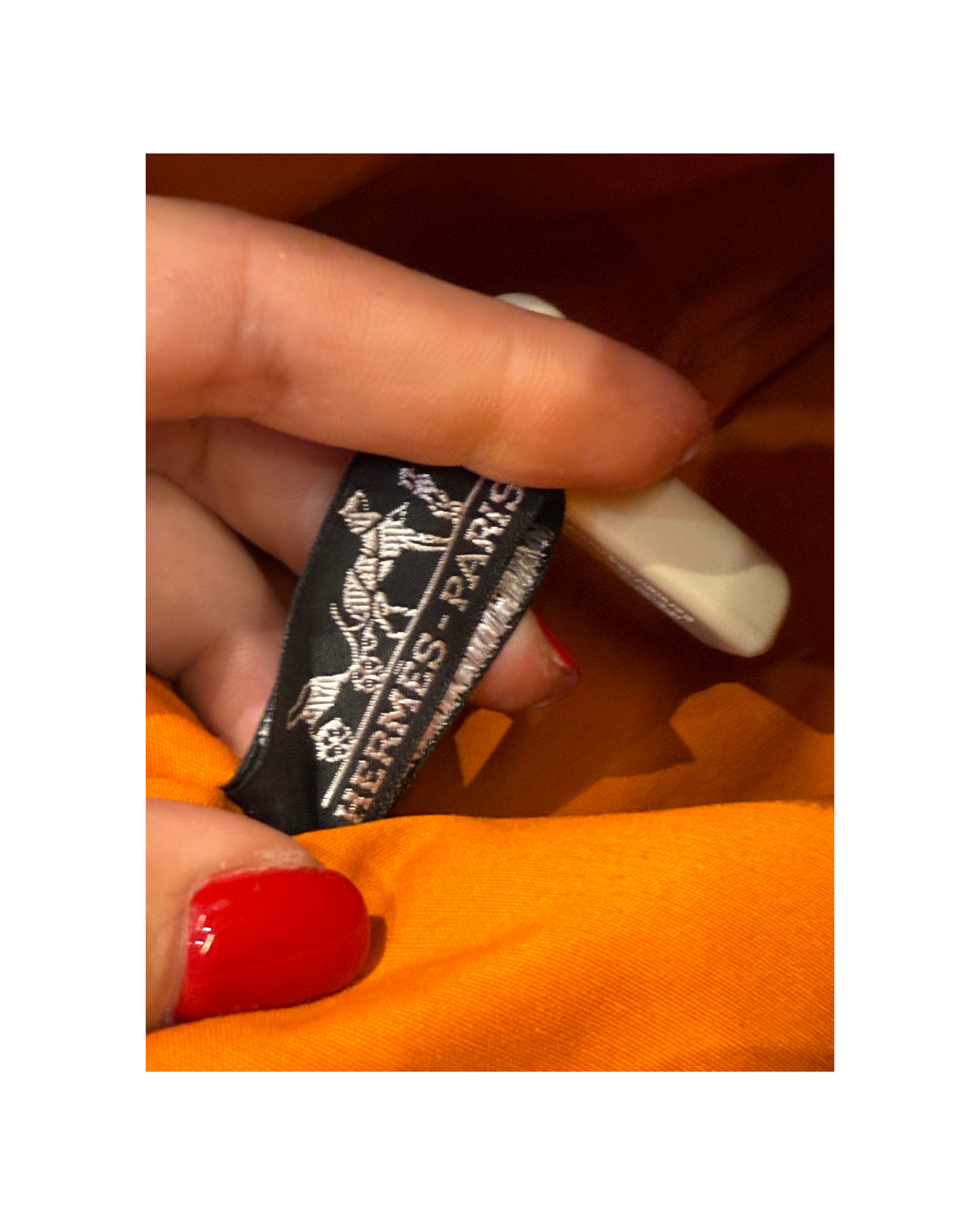 POCHETTE HERMES ARANCIONE