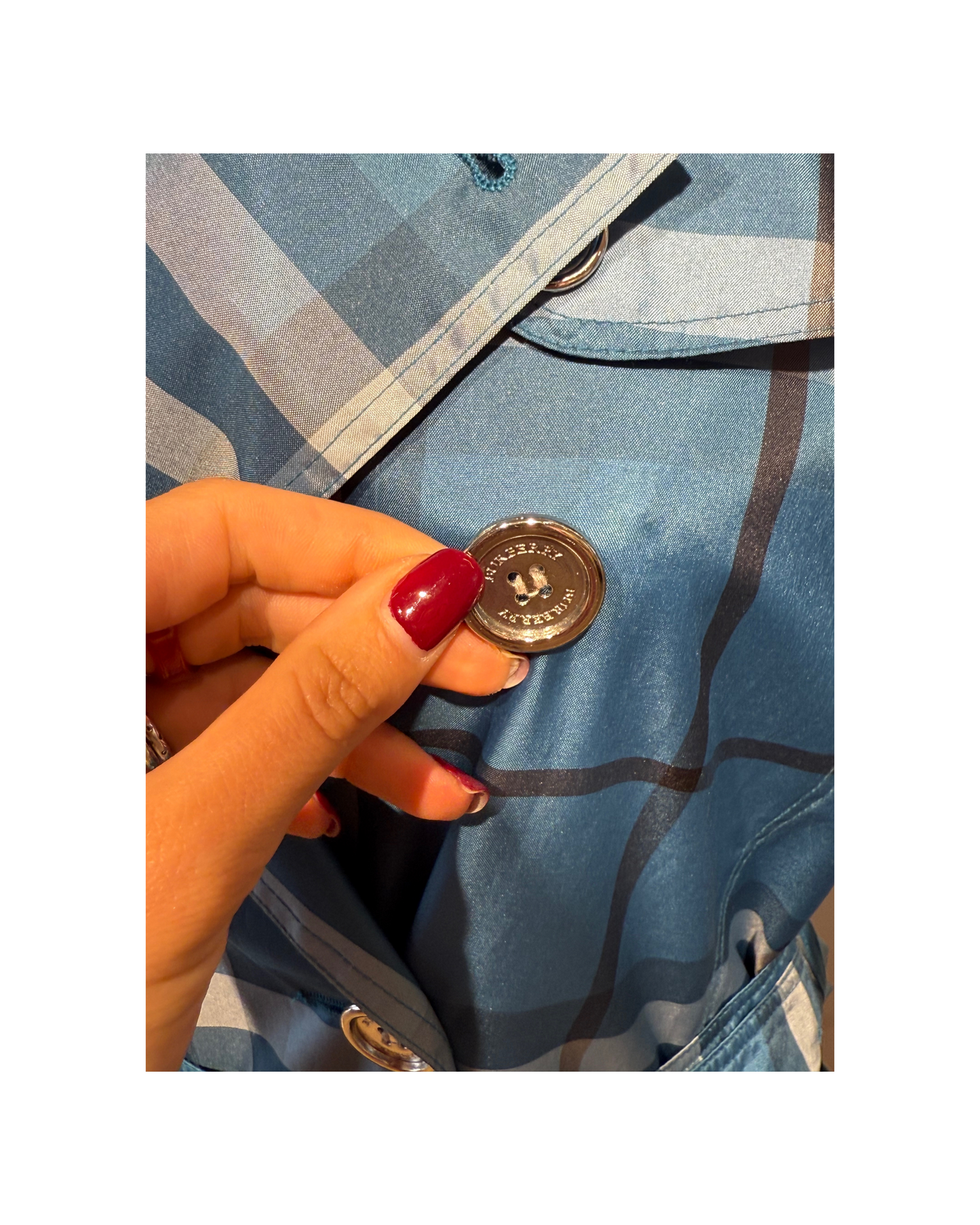 TRENCH BURBERRY TONI DEL BLU