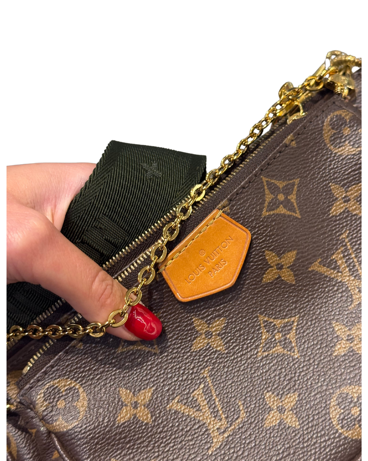 MULTIPOCHETTE LOUIS VUITTON TRACOLLA VERDE