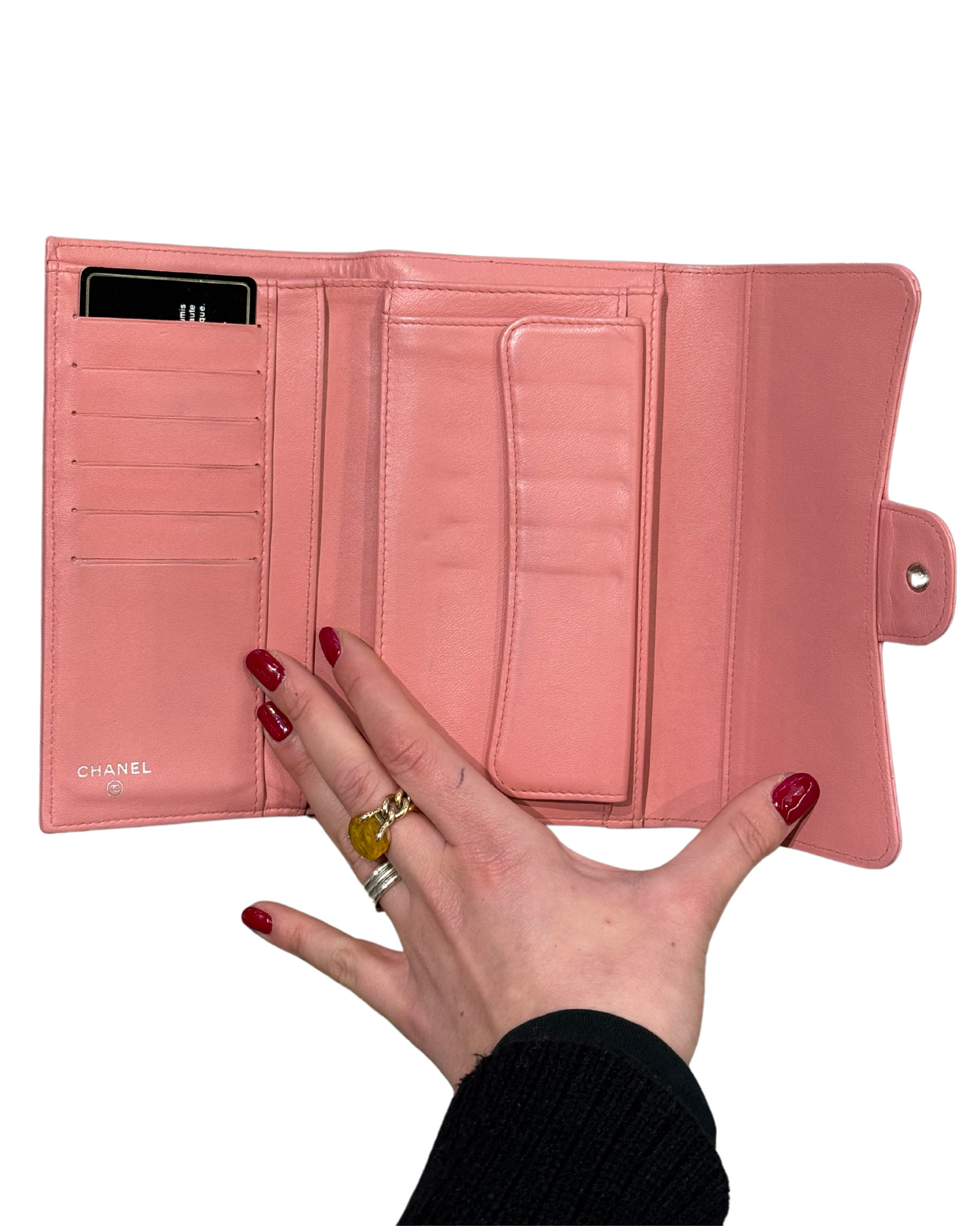 PORTAFOGLIO CHANEL ROSA BABY