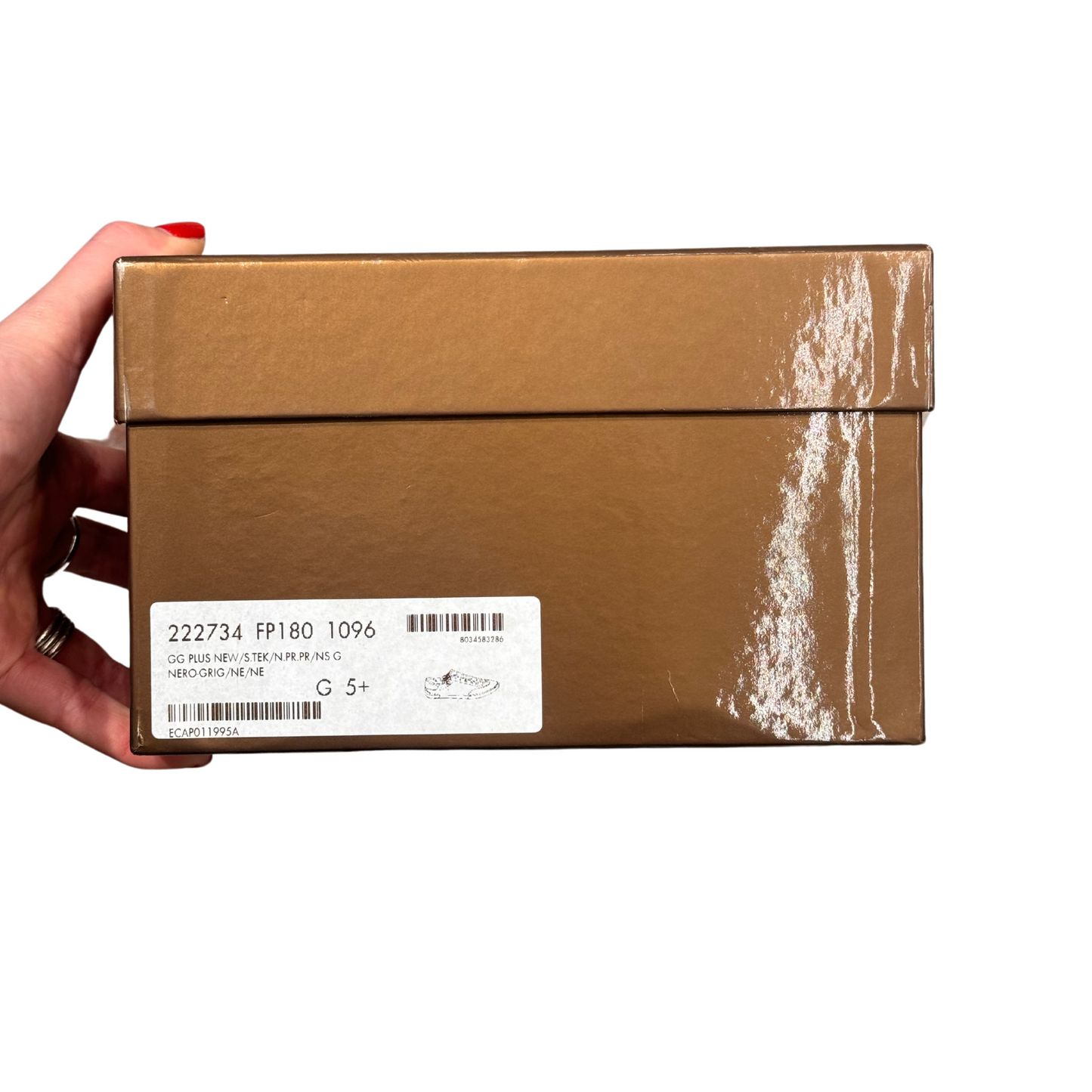 SNEAKERS GUCCI NERE nr39.5