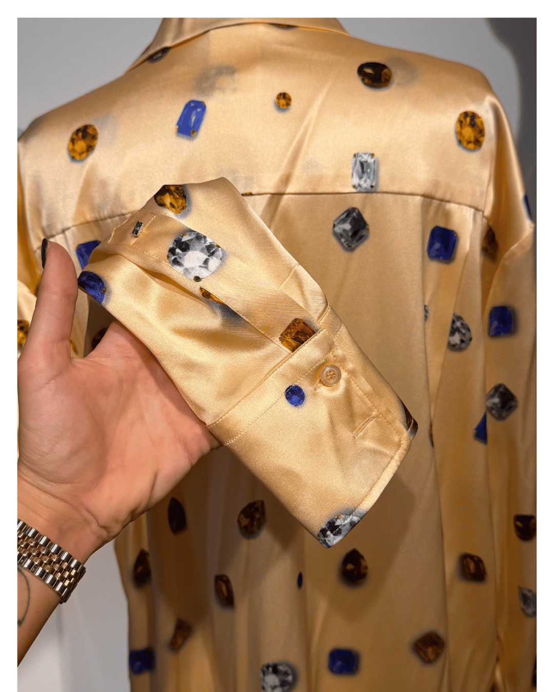 CAMICIA SPORTMAX TRAMA DIAMANTI Tg 40