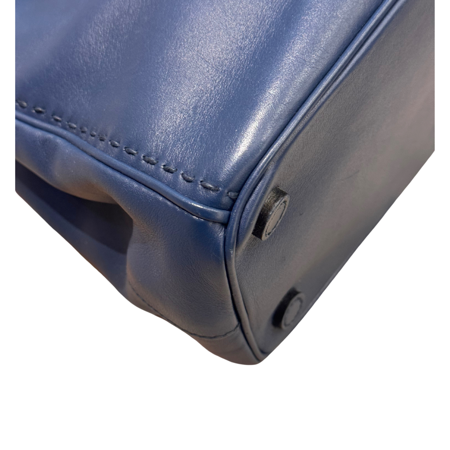 BORSA DI PRADA PELLE LISCIA BLU