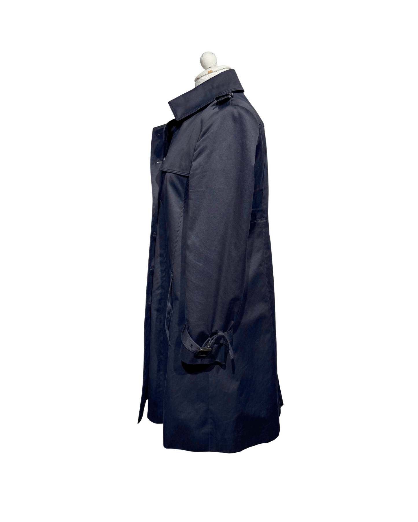 TRENCH BLU SCURO BURBERRY