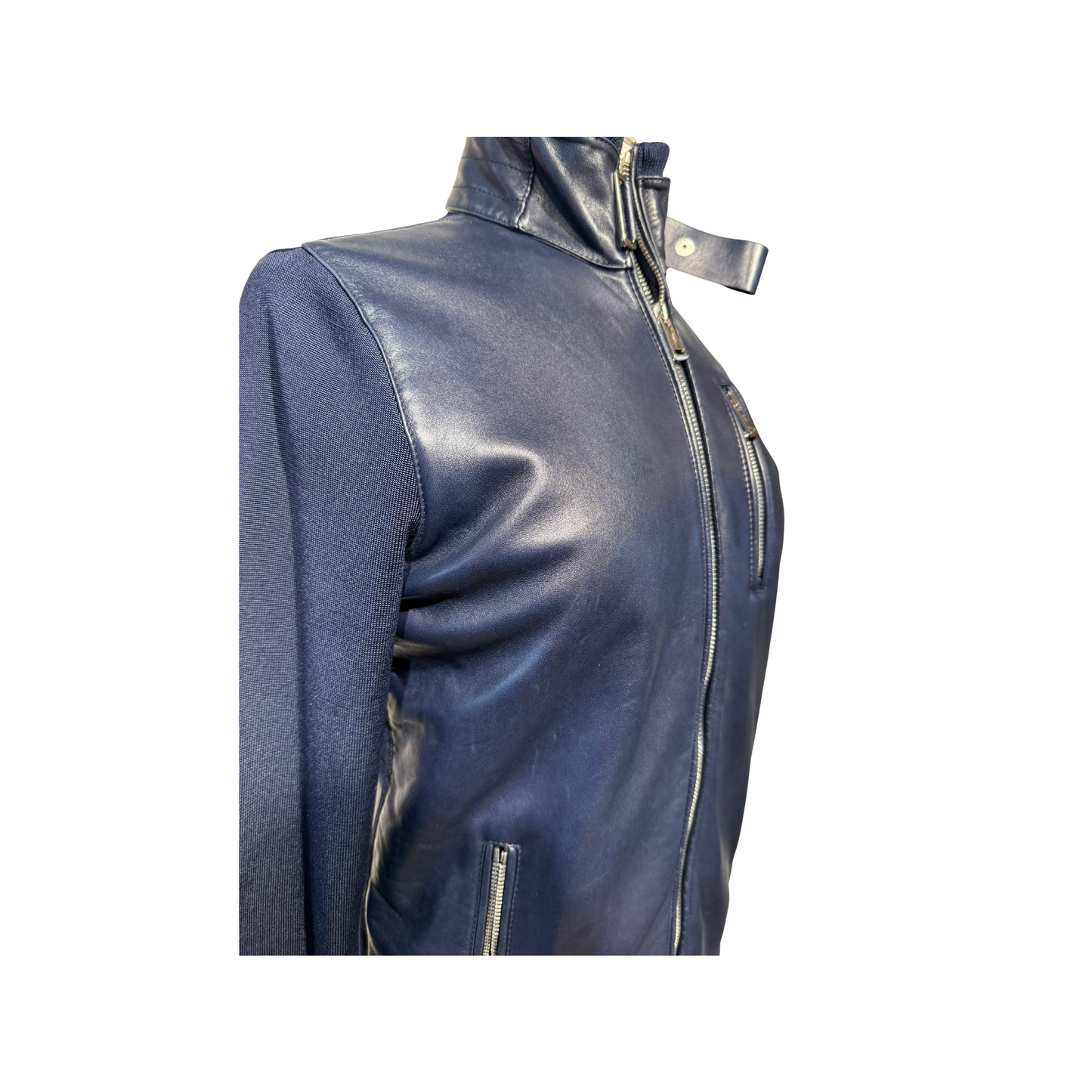 GIACCA PELLE RALPH LAUREN BLU