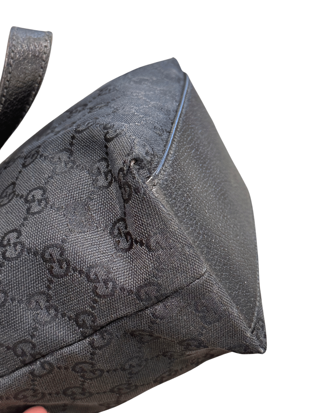 GUCCI SECCHIELLO TESSUTO NERO