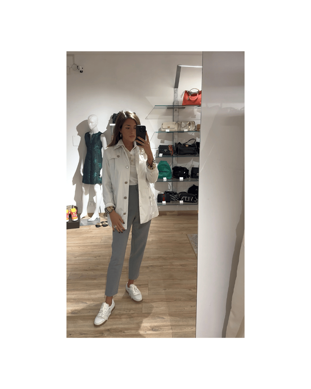 GIACCA IMPERMEABILE BURBERRY BIANCA