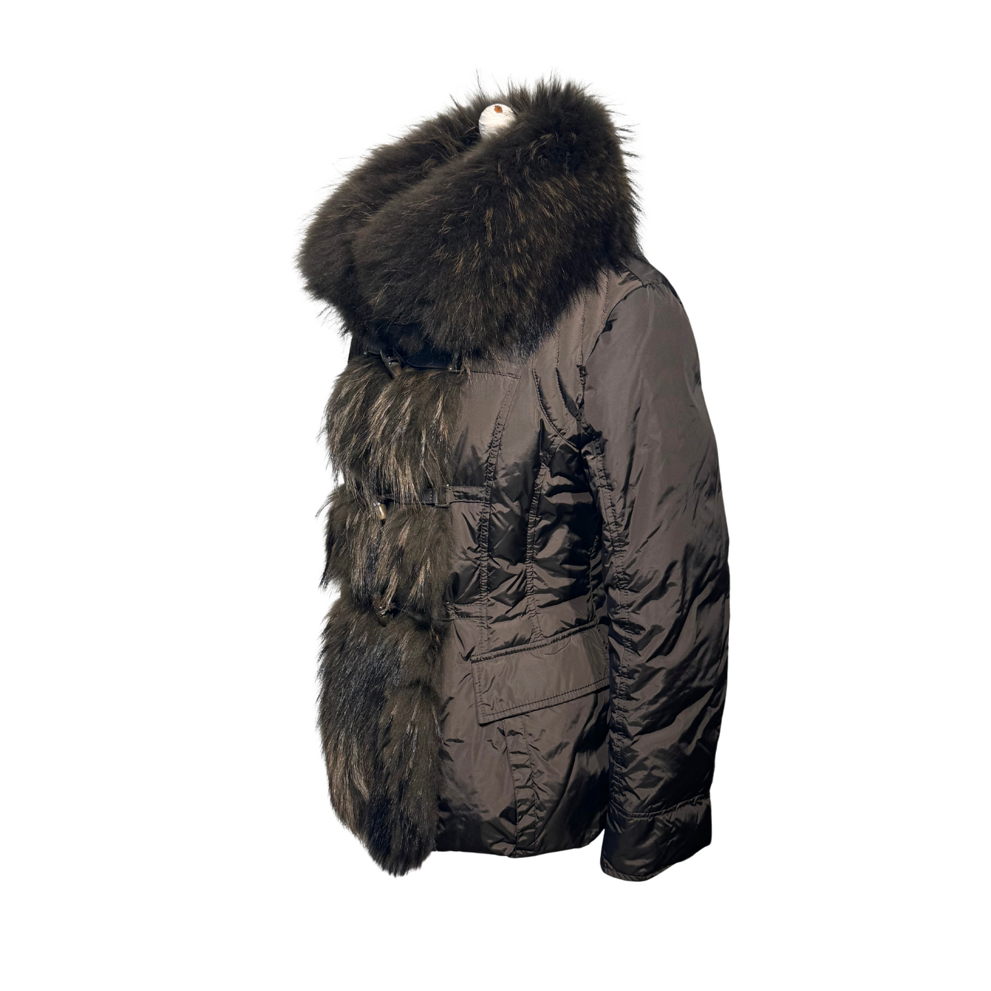 PIUMINO MONCLER CON PELO DI VOLPE