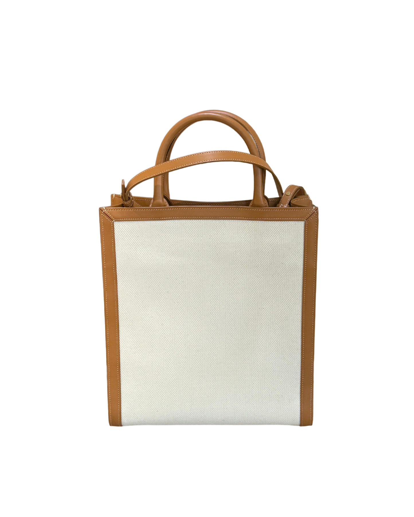 CELINE CABAS IN PELLE E TELA