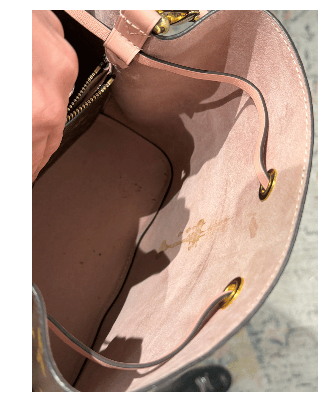 NEONOE LOUIS VUITTON MONOGRAM RIFINITURE ROSA