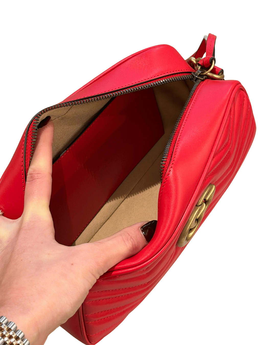 GUCCI CAMERA BAG ROSSA