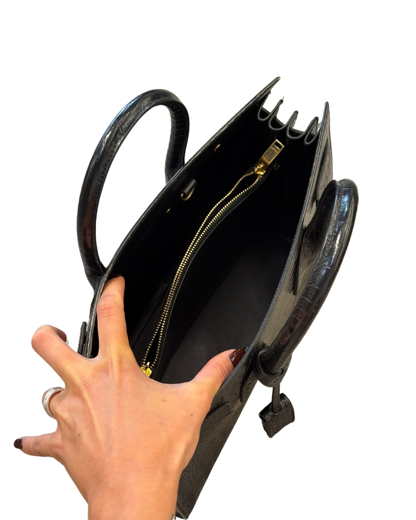 SAC DE JOUR MEDIA STAMPA COCCO NERA