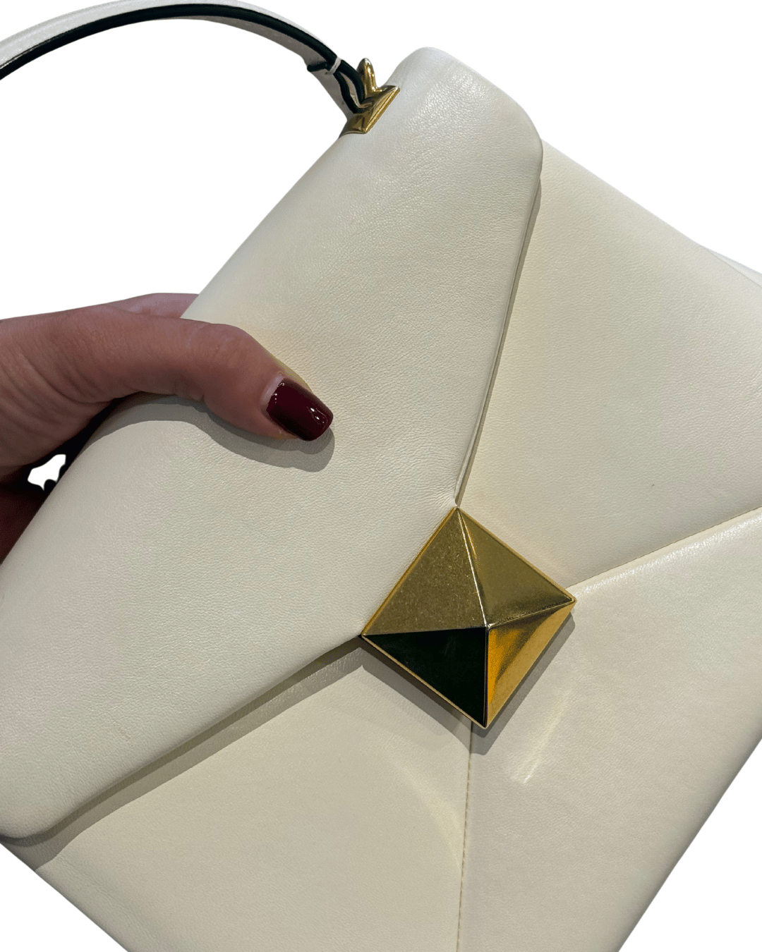 VALENTINO ONE STUD AVORIO