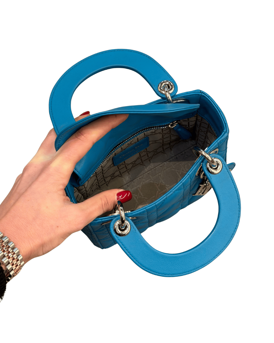 MINI LADY DIOR BLU ACCESO