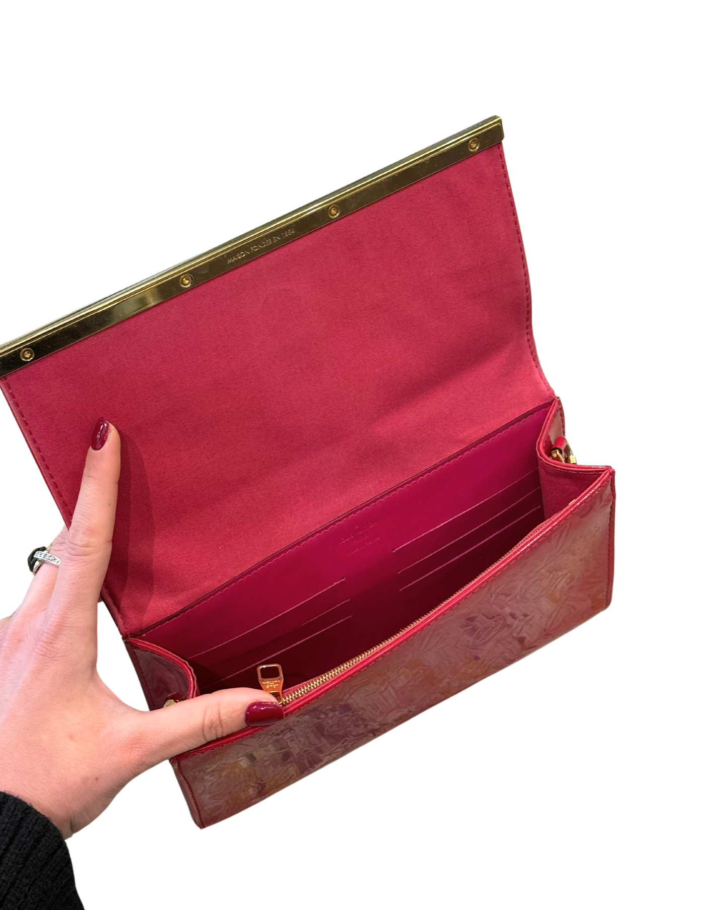 POCHETTE VERNIS ROSSA LOUIS VUITTON