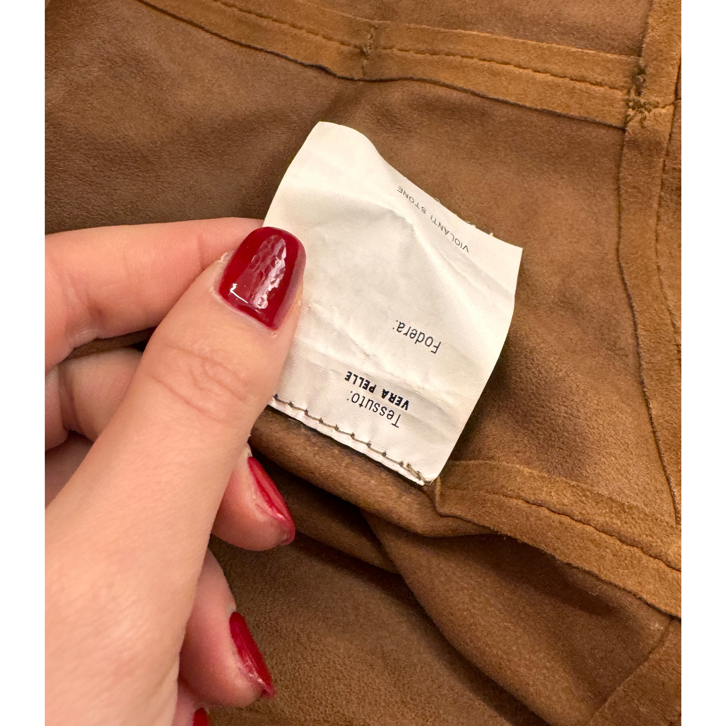 ABITO IN PELLE SCAMOSCIATA