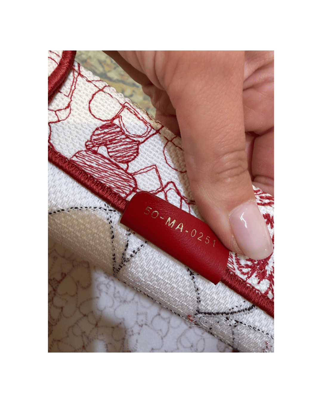 DIOR BOOK TOTE D-ROYAUME D'AMOUR