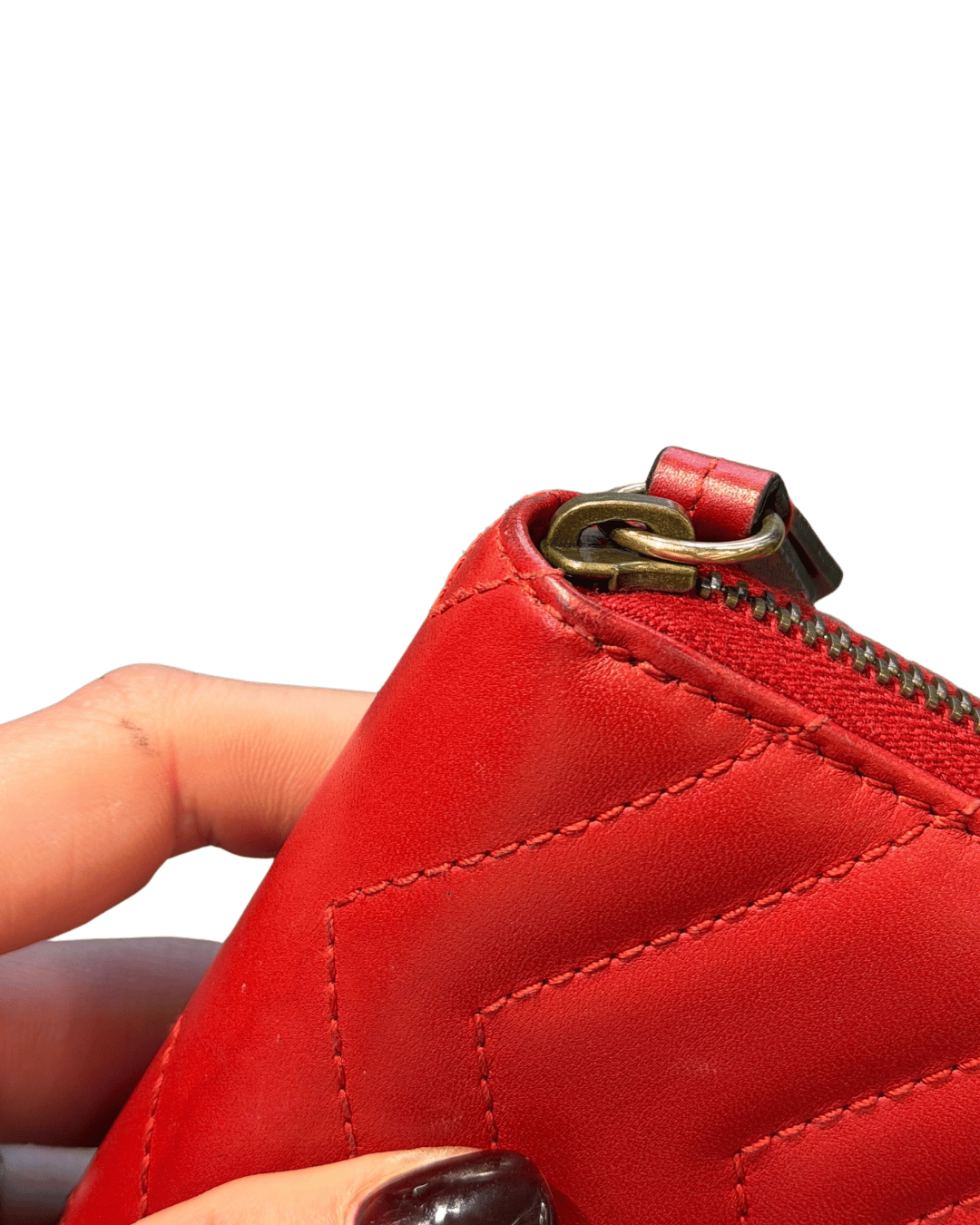 PORTAFOGLIO GUCCI MARMONT ROSSO PELLE MATELASSE