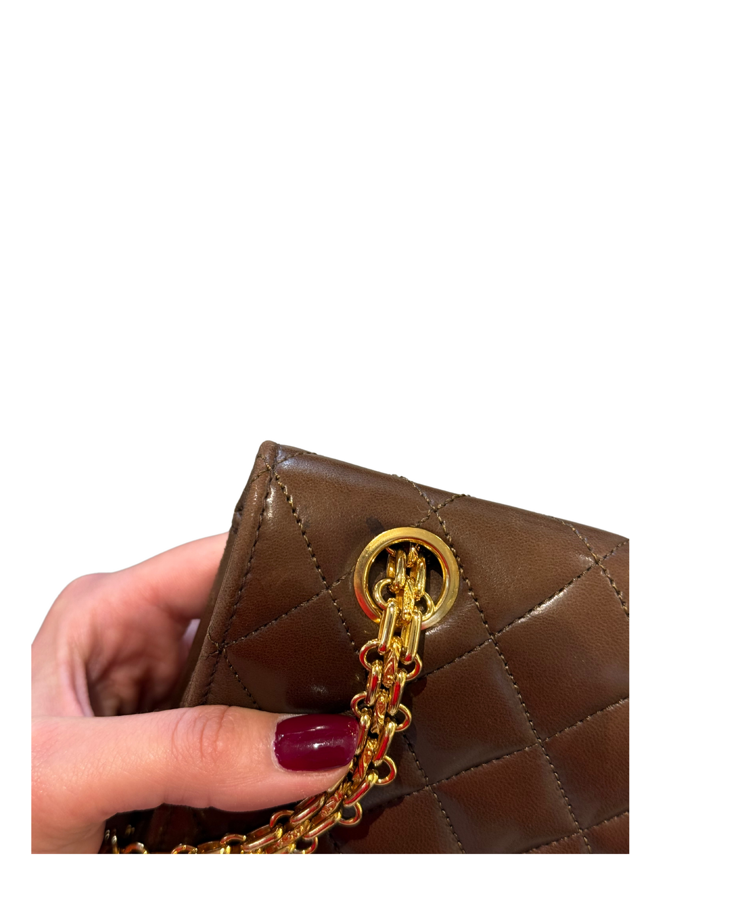 CHANEL DOUBLE FLAP COLOR CIOCCOLATO