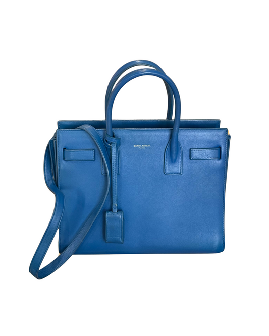 SAC DE JOUR SMALL BLU YSL