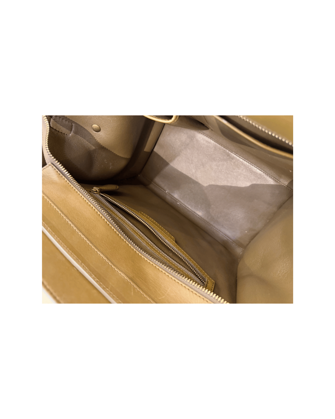 CELINE LUGGAGE TRICOLORE PELLE E SUEDE