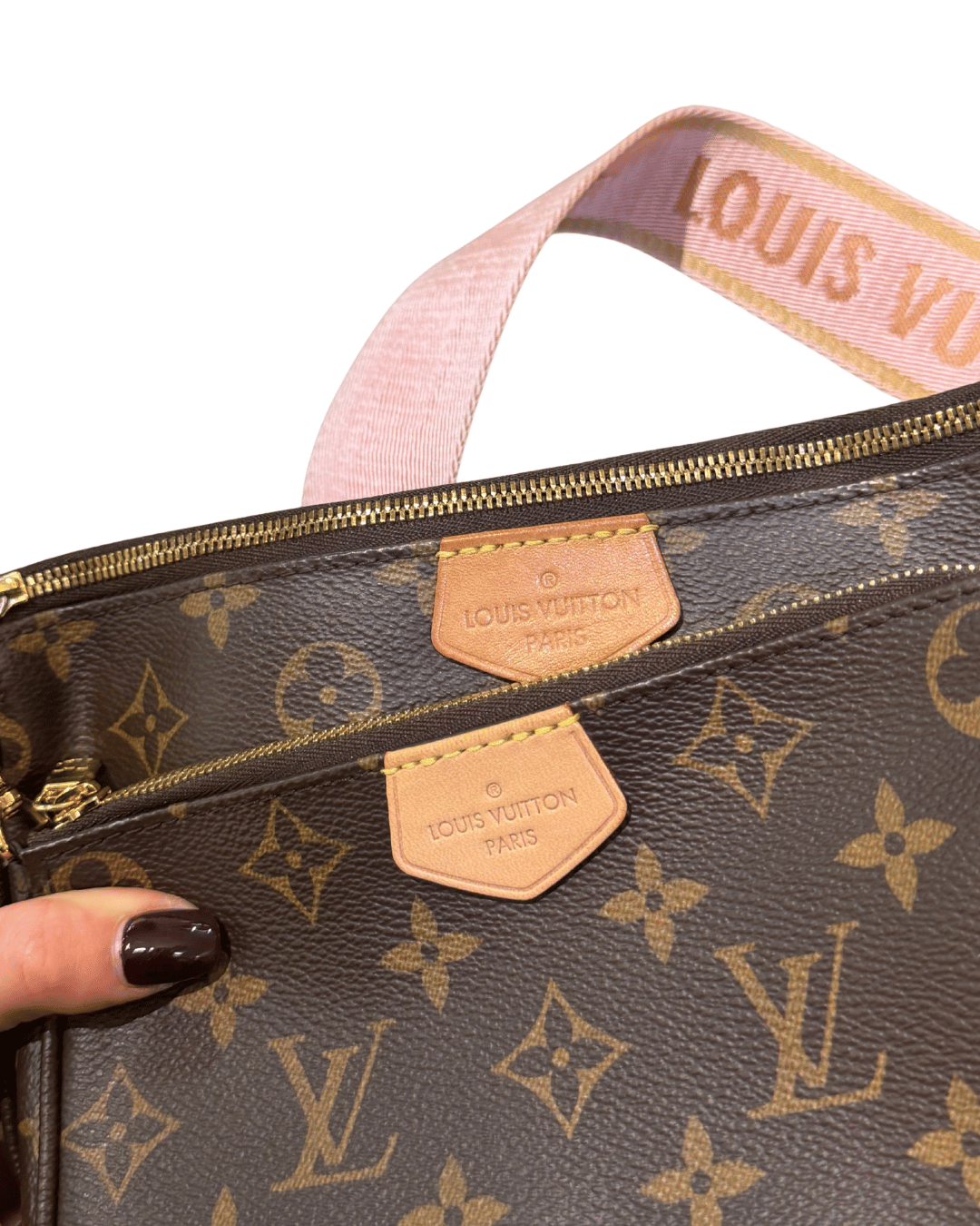 MULTIPOCHETTE LOUIS VUITTON TRACOLLA ROSA