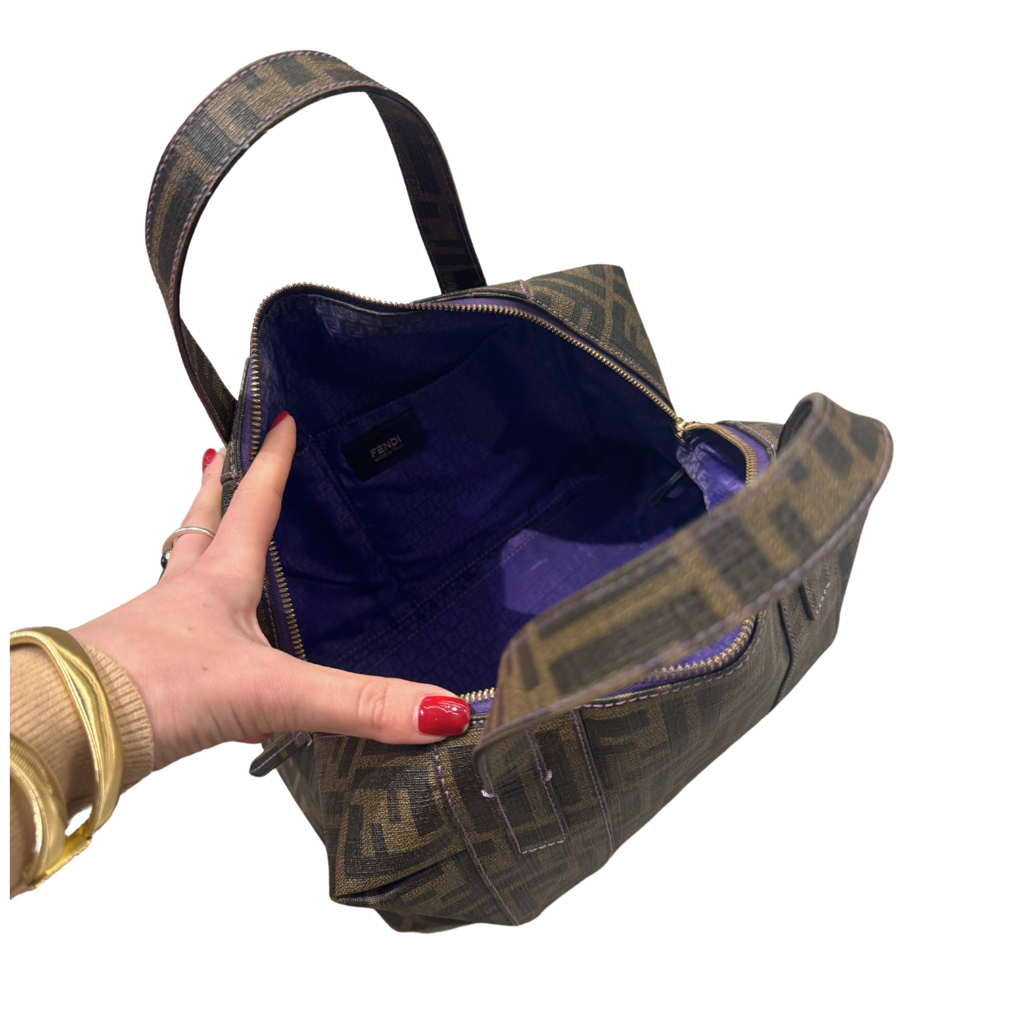 BAULETTO FENDI TELA ZUCCA