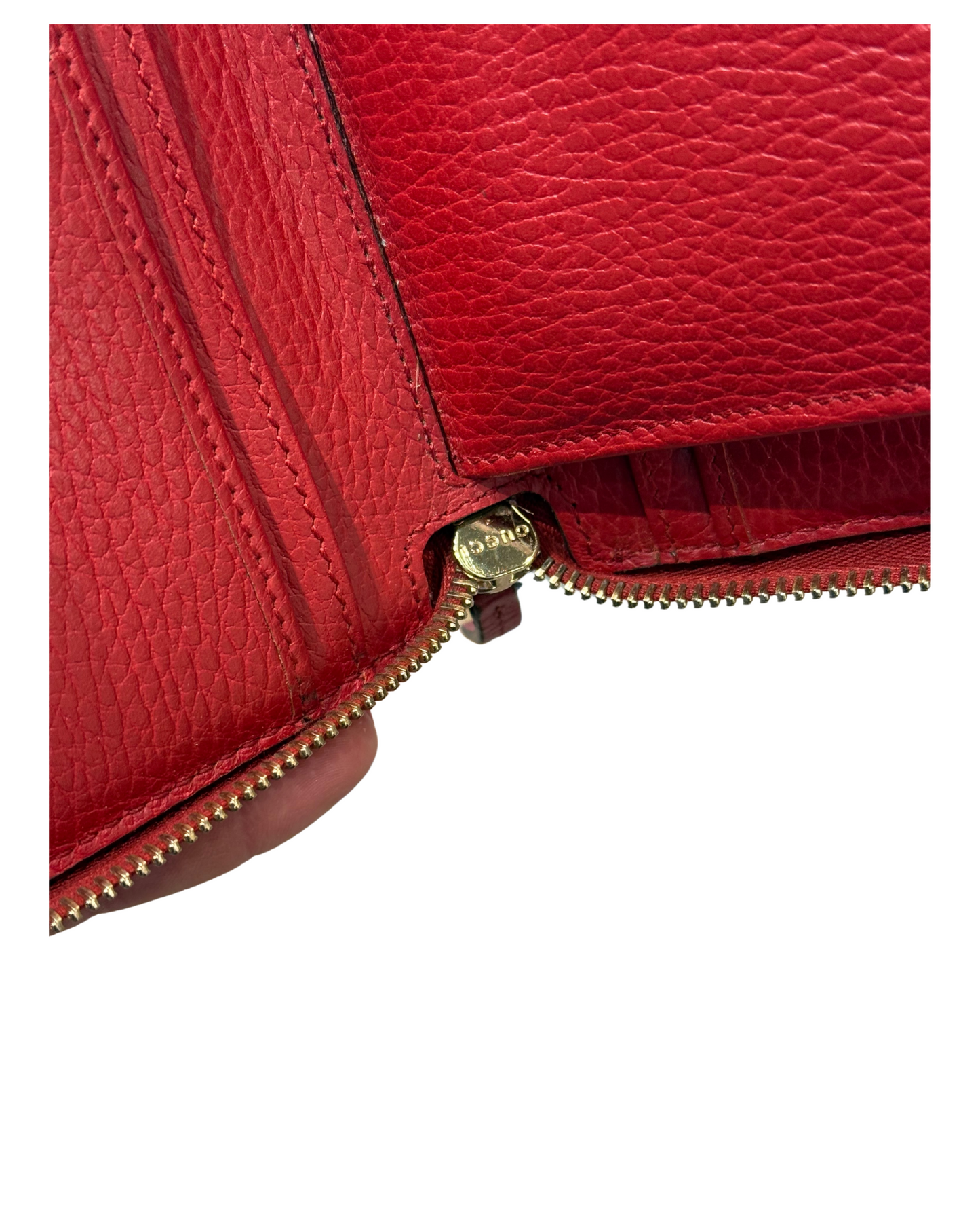 PORTAFOGLIO GUCCI RIFINITURE ROSSE