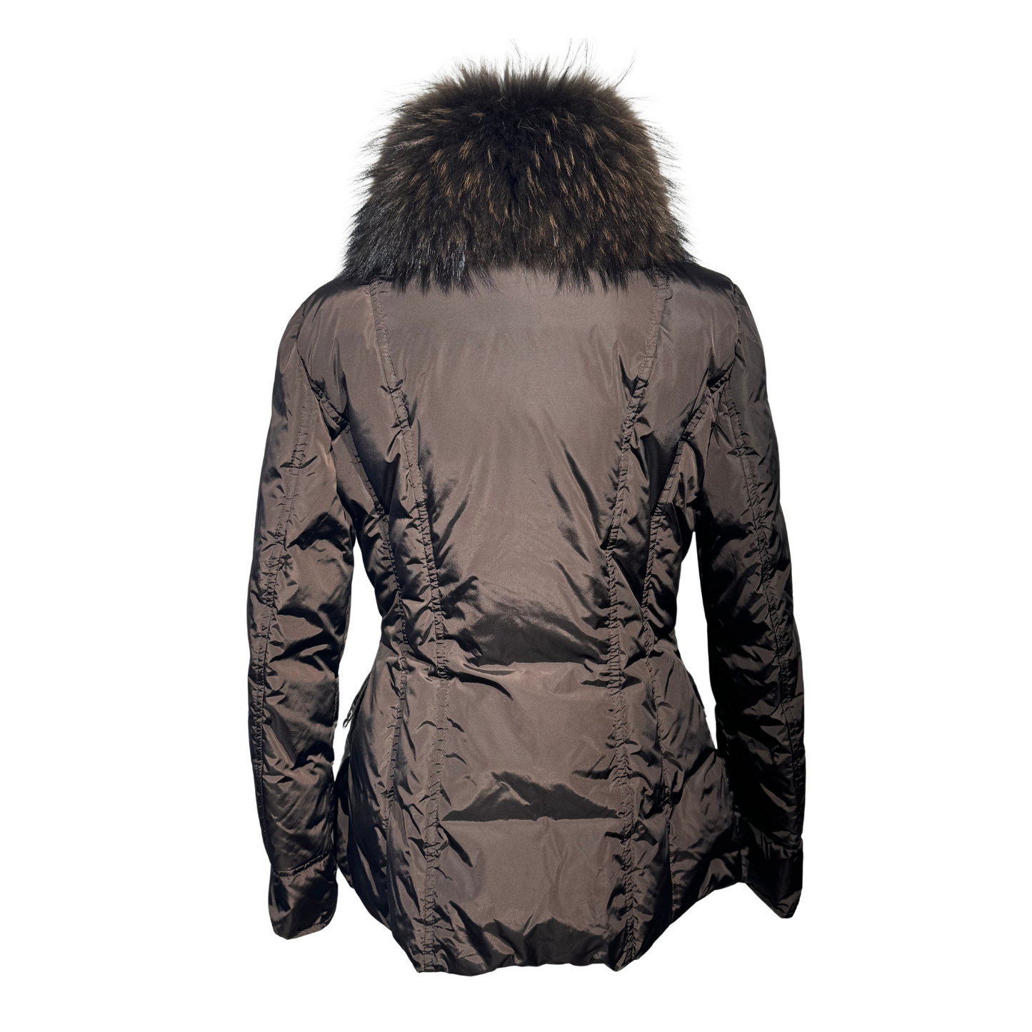 PIUMINO MONCLER CON PELO DI VOLPE