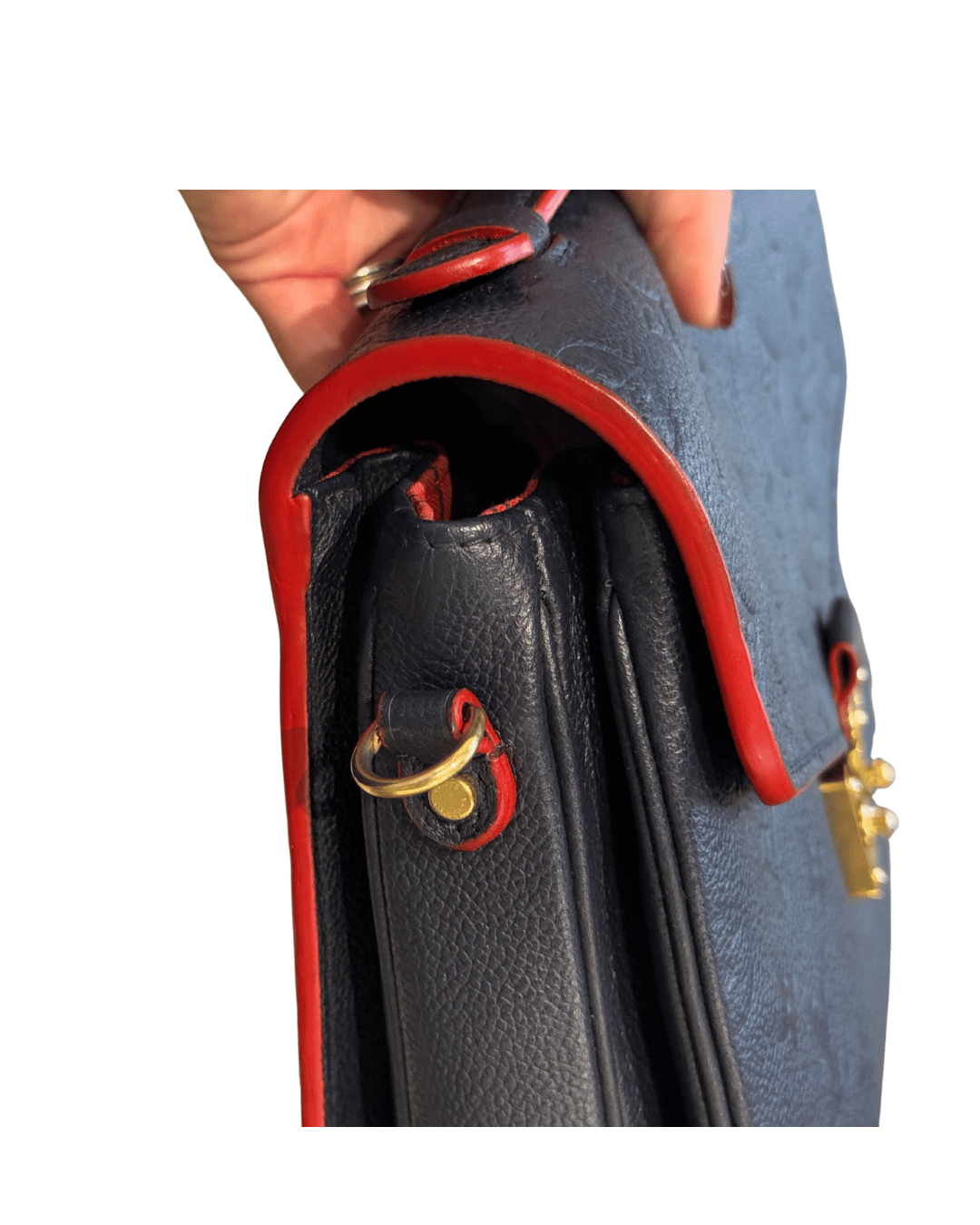 METIS EMPREINTE BLU RIFINITURE ROSSE